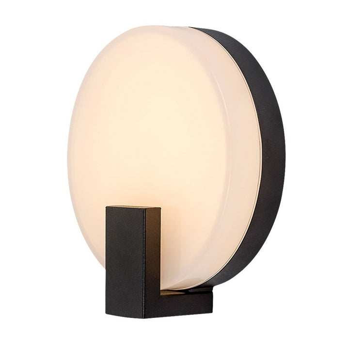 Rabalux lampada da parete, per esterni, circolare, IP44, 10W, nero, Cipro