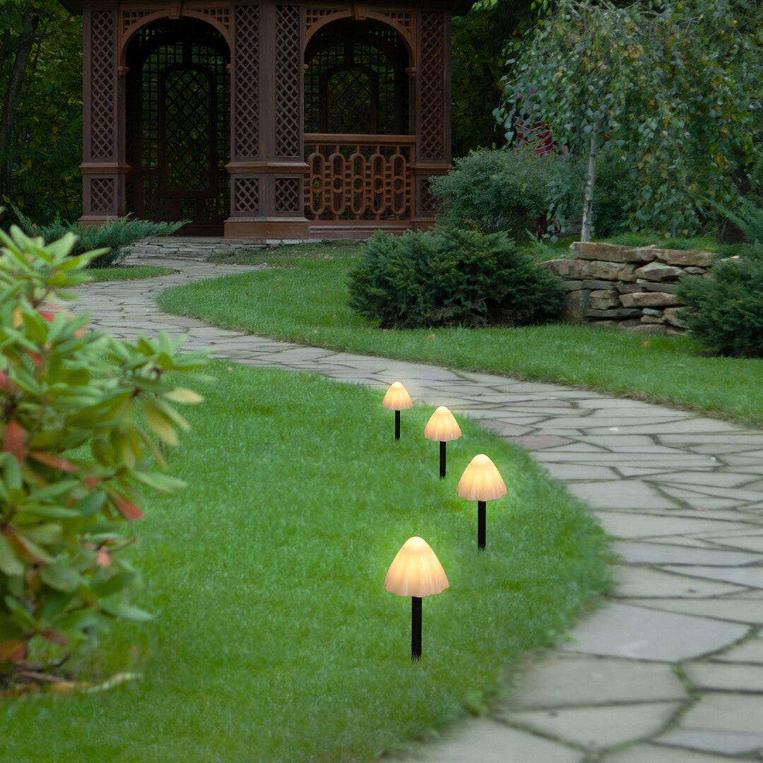 Luci solari Rabalux, 10 luci, LED, IP44, paralume a forma di fungo, Skadar