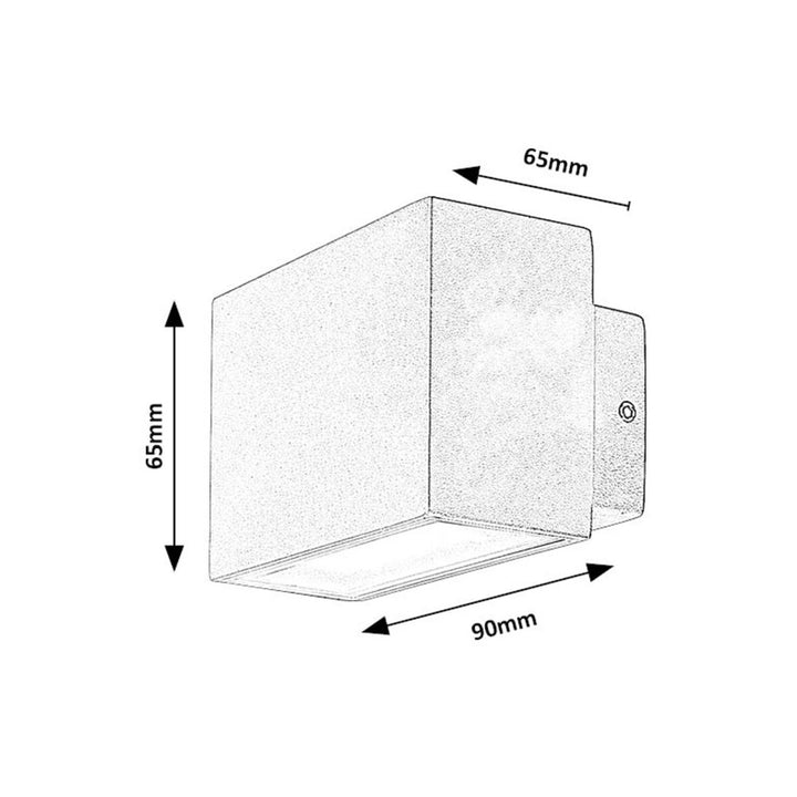 Rabalux, lampada da parete, per esterni, LED, 7W, IP54, Mataro