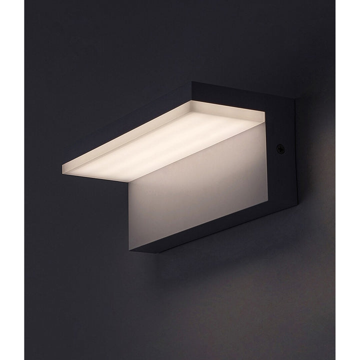 Rabalux, Lampada da parete, per esterni, LED, 10W, IP54, bianco, Zaragoza
