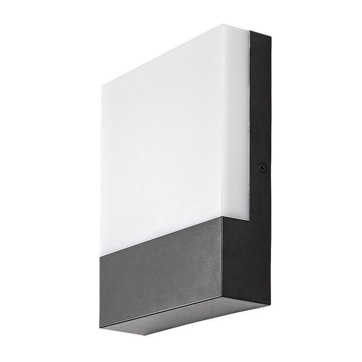 Lampada Rabalux, da esterno, a parete, LED 10W, IP44, nero, Gimone