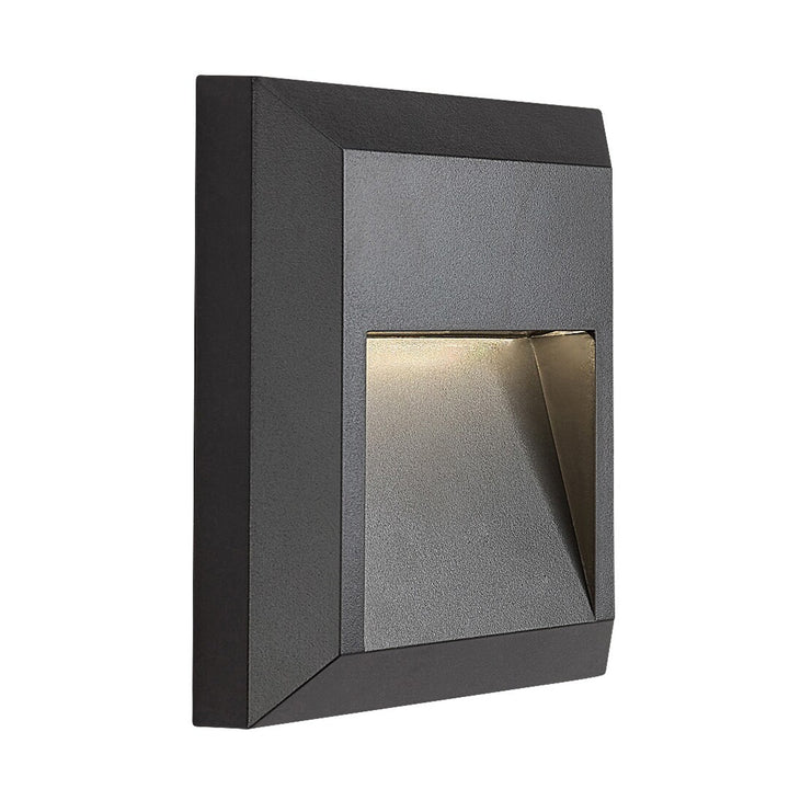 Rabalux, lampada da parete, esterno, LED 4W, antracite, Trento