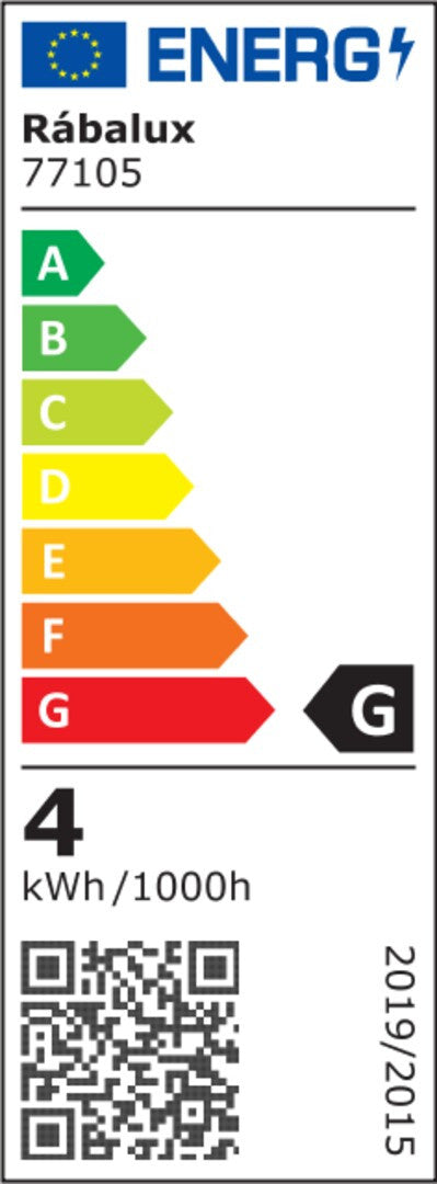 Rabalux, lampada da parete, esterno, LED 4W, antracite, Trento