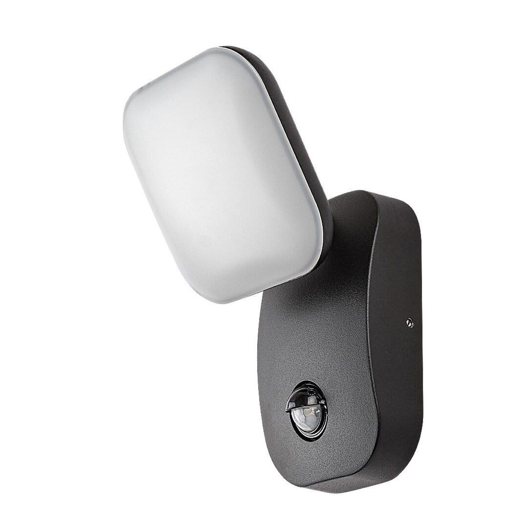 Lampada Rabalux, lampada da parete, per esterni, LED 12W, sensore di movimento, IP44, Odiel