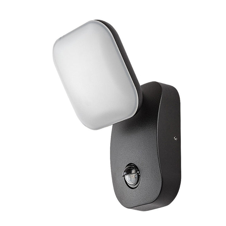 Lampada Rabalux, lampada da parete, per esterni, LED 12W, sensore di movimento, IP44, Odiel
