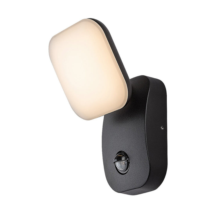 Lampada Rabalux, lampada da parete, per esterni, LED 12W, sensore di movimento, IP44, Odiel