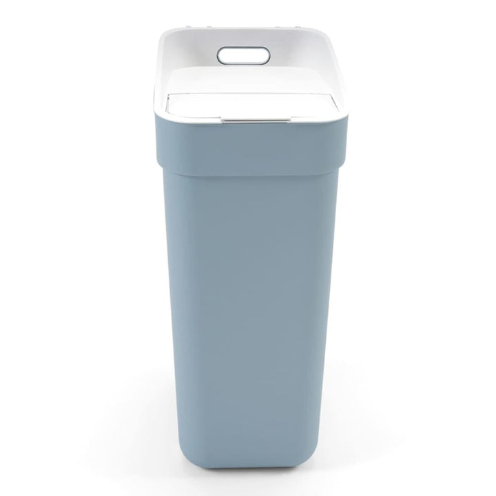Cestino per rifiuti Curver, per il riciclaggio, 30 litri, grigio-blu, Ready To Collect