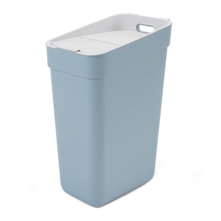 Cestino per rifiuti Curver, per il riciclaggio, 30 litri, grigio-blu, Ready To Collect