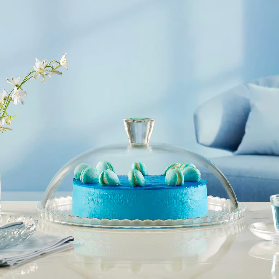 Piatto da portata Pasabahce, vetro, con paralume in vetro, 32 cm, Patisserie
