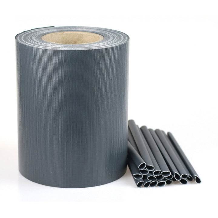 Nastro per recinzione Cellfast, resistente ai raggi UV, 20 clip, 35 m, grafite, 30-080