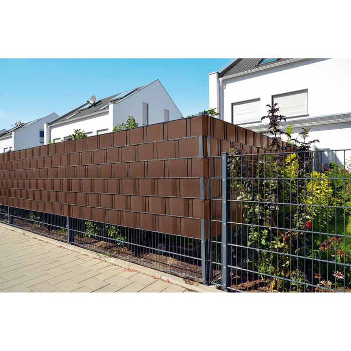 Nastro per recinzione Cellfast, resistente ai raggi UV, 20 clip, 35 m, marrone, 30-082