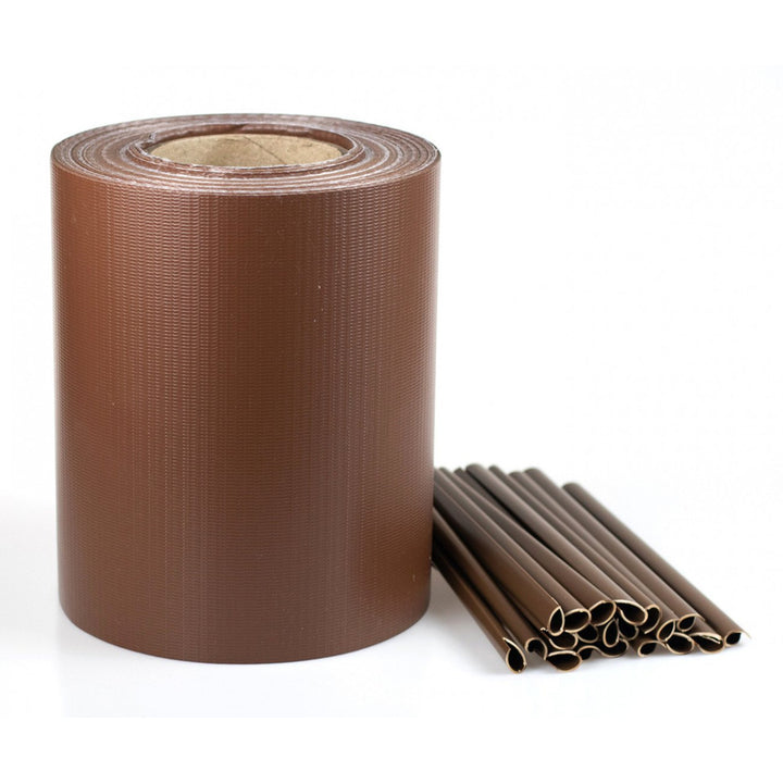 Nastro per recinzione Cellfast, resistente ai raggi UV, 20 clip, 35 m, marrone, 30-082