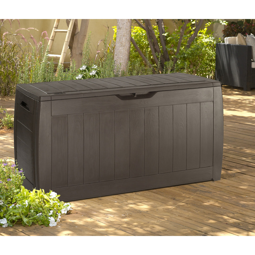 Cassetta da giardino Keter, capacità 270 l, marrone, Hollywood Garden box
