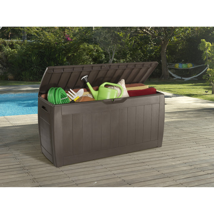 Cassetta da giardino Keter, capacità 270 l, marrone, Hollywood Garden box