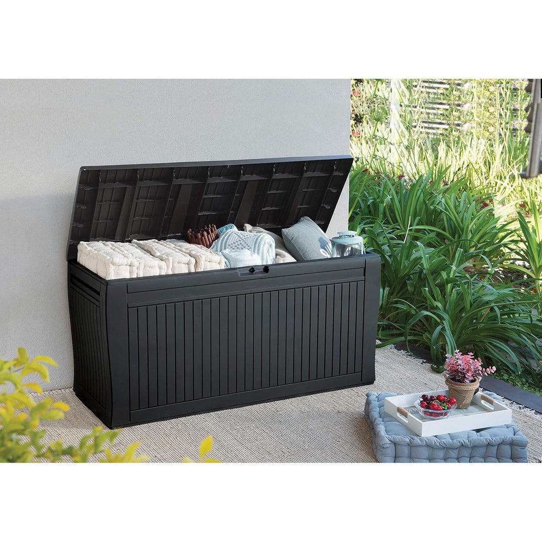 Cassetta da giardino, grafite, 270l, Comfy Storage Box