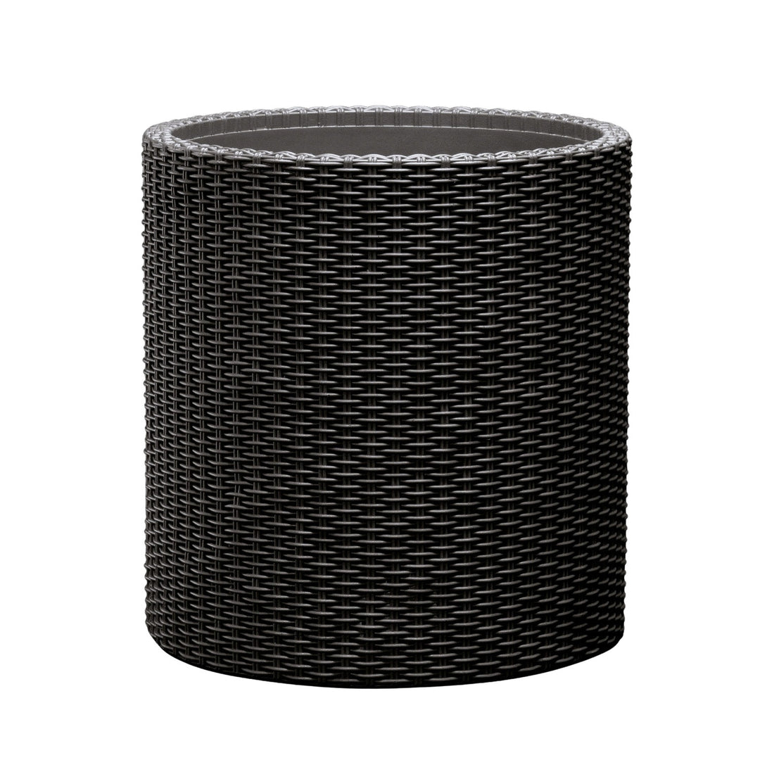Vaso da fiori Keter, rotondo, diametro 36 cm, antracite, Cylinder Planter M