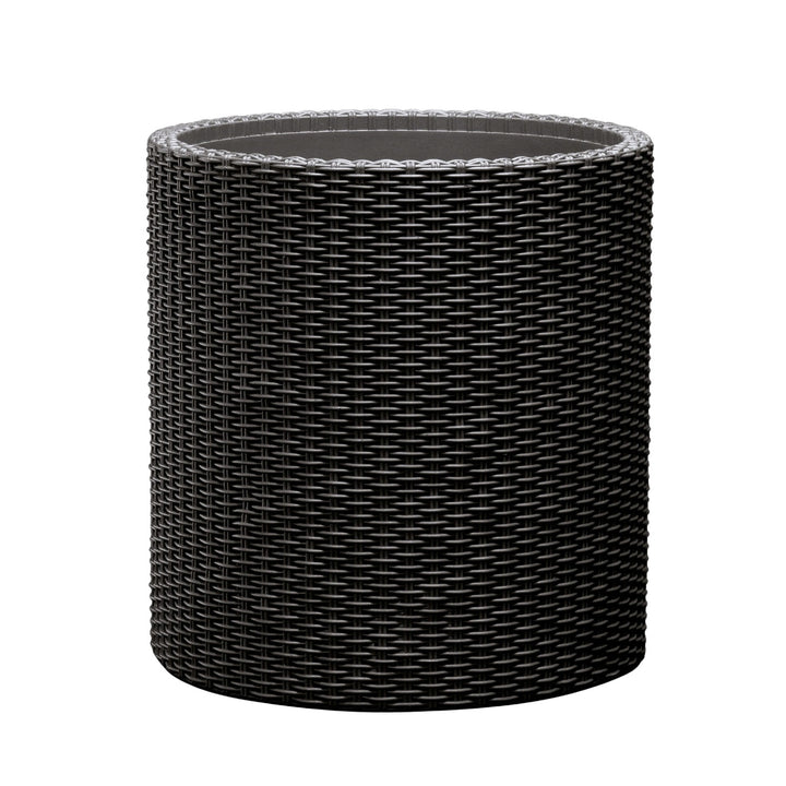 Vaso da fiori Keter, rotondo, diametro 36 cm, antracite, Cylinder Planter M