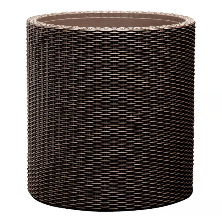 Vaso da fiori Keter, rotondo, diametro 43,7 cm, marrone, Cylinder Planter L