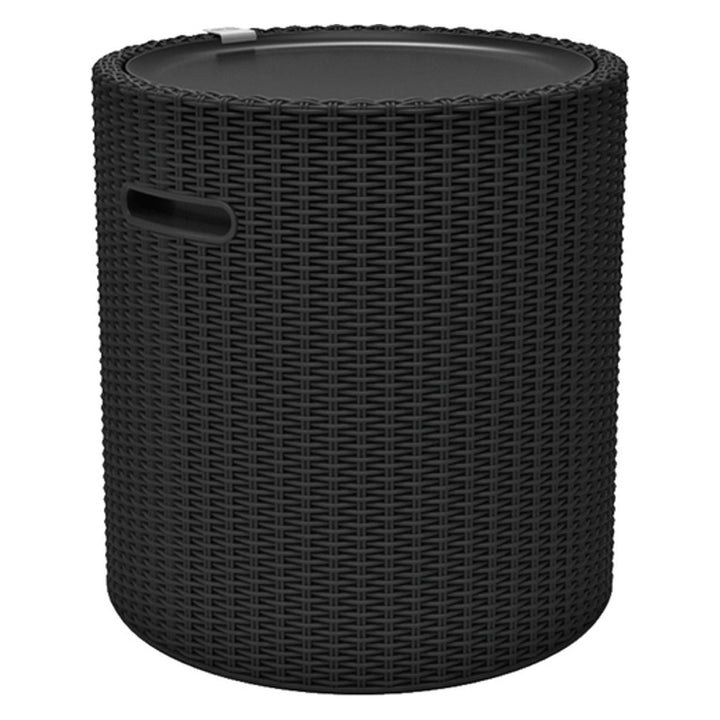 Tavolo multifunzionale Keter, contenitore, sedile, colore antracite, Cool Stool