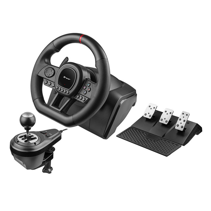 Volante Tracer, cambio, pedali, per PC PS3 PS4 Xbox One Xbox360 Switch, Simracer