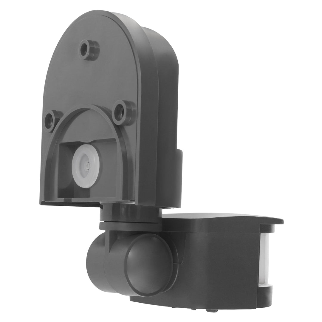 Sensore di movimento e crepuscolare a parete Maclean 180° max 1200W grigio MCE25 GR
