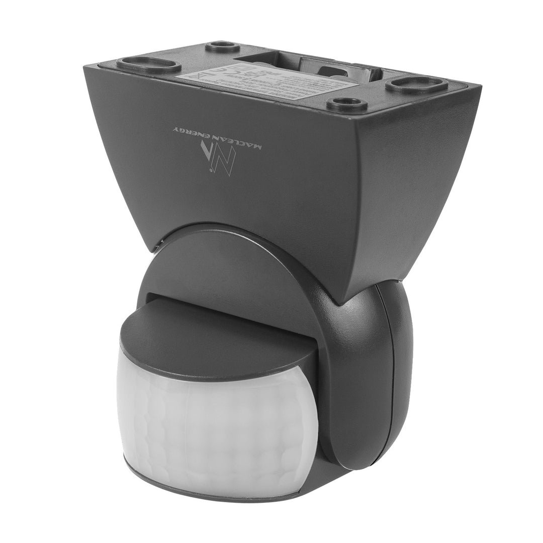 Rilevatore di movimento PIR a infrarossi Maclean IP65 grigio portata 12m MCE201 GR