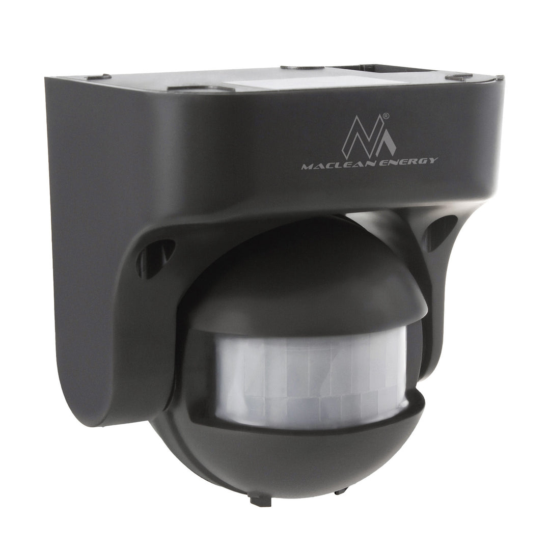 Rilevatore di movimento PIR a infrarossi Maclean IP44 grigio portata 12m carico massimo 800/1200W MCE358 GR