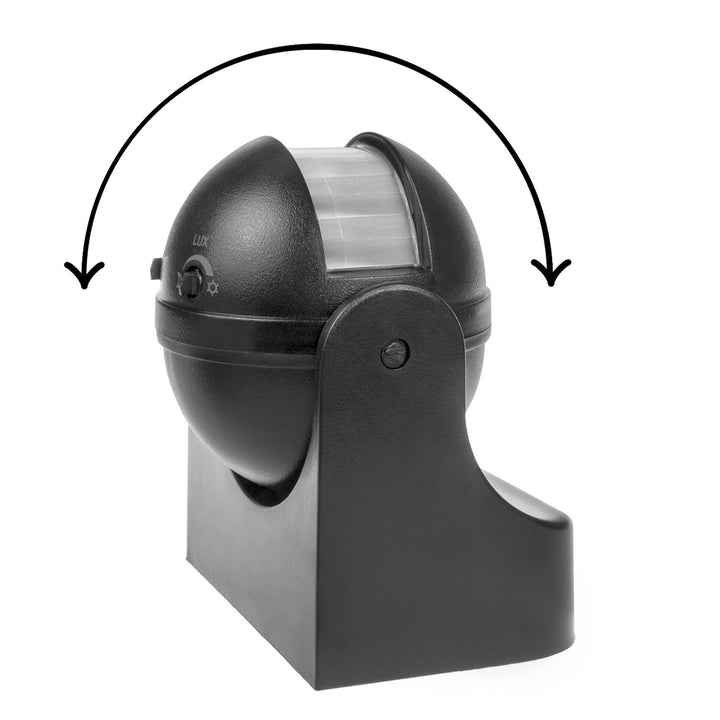 Rilevatore di movimento PIR a infrarossi Maclean IP44 grigio portata 12m carico massimo 800/1200W MCE358 GR
