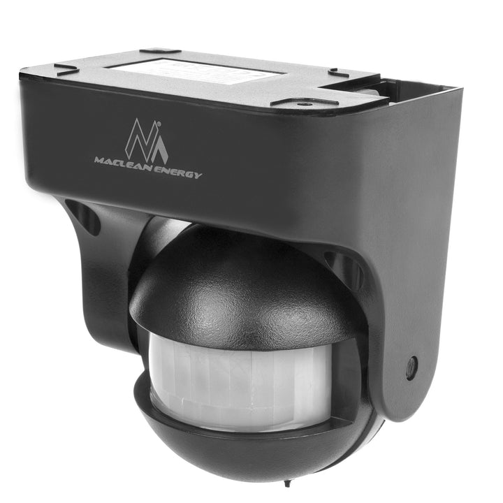 Rilevatore di movimento PIR a infrarossi Maclean IP44 grigio portata 12m carico massimo 800/1200W MCE358 GR