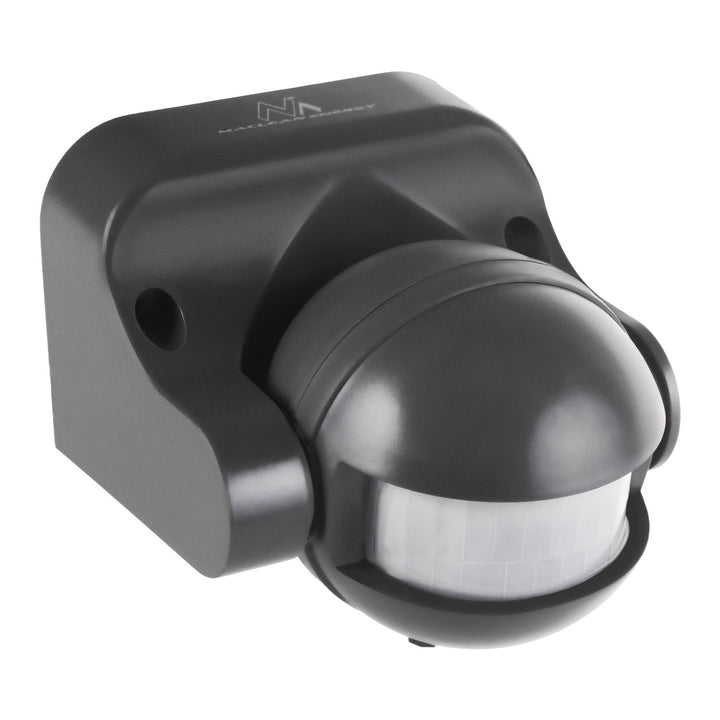 Rilevatore di movimento PIR a infrarossi Maclean IP44 grigio portata 12m carico massimo 800/1200W MCE358 GR