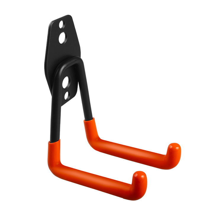Supporto a parete per garage Maclean per pneumatici, attrezzi da giardino, tubi flessibili in acciaio carico massimo 70 kg
