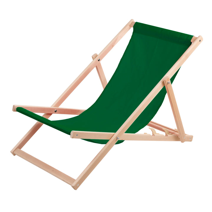 2 comode sedie a sdraio in legno grigio, ideali per la spiaggia, il balcone e la terrazza