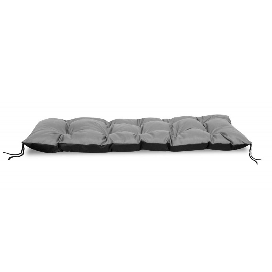 Cuscino da giardino AIO, per panchina, altalena, impermeabile, grigio, 100x50 cm, PODOGR100/50C-SZ