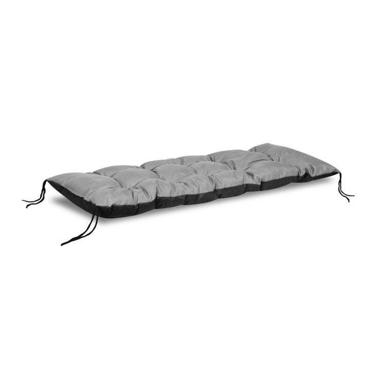 Cuscino da giardino AIO, per panchina, altalena, impermeabile, grigio, 100x50 cm, PODOGR100/50C-SZ