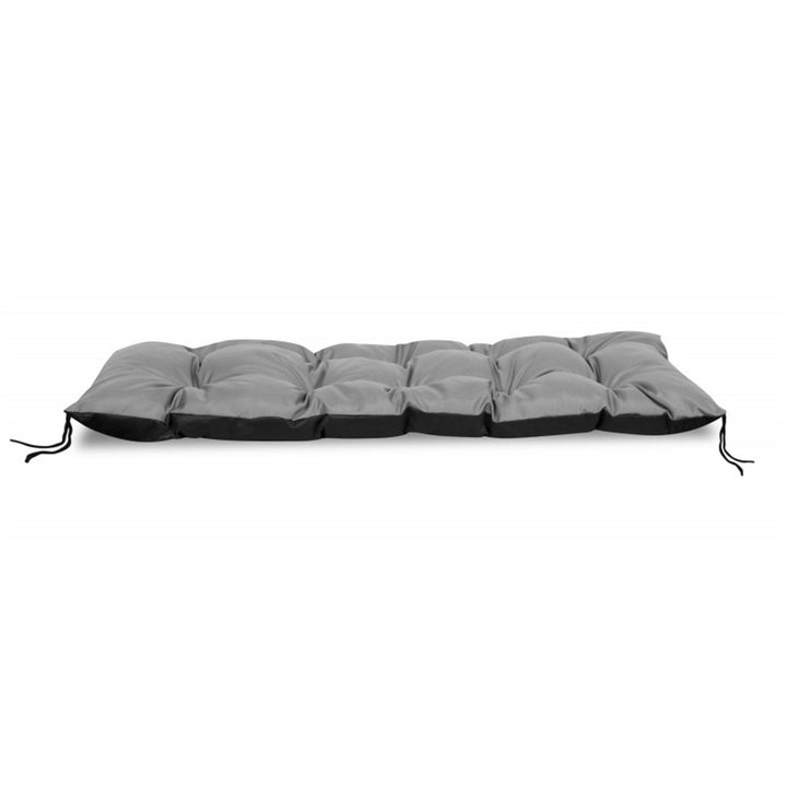 Cuscino da giardino AIO, per panchina, altalena, impermeabile, grigio, 150x50 cm, PODOGR150/50C-SZ