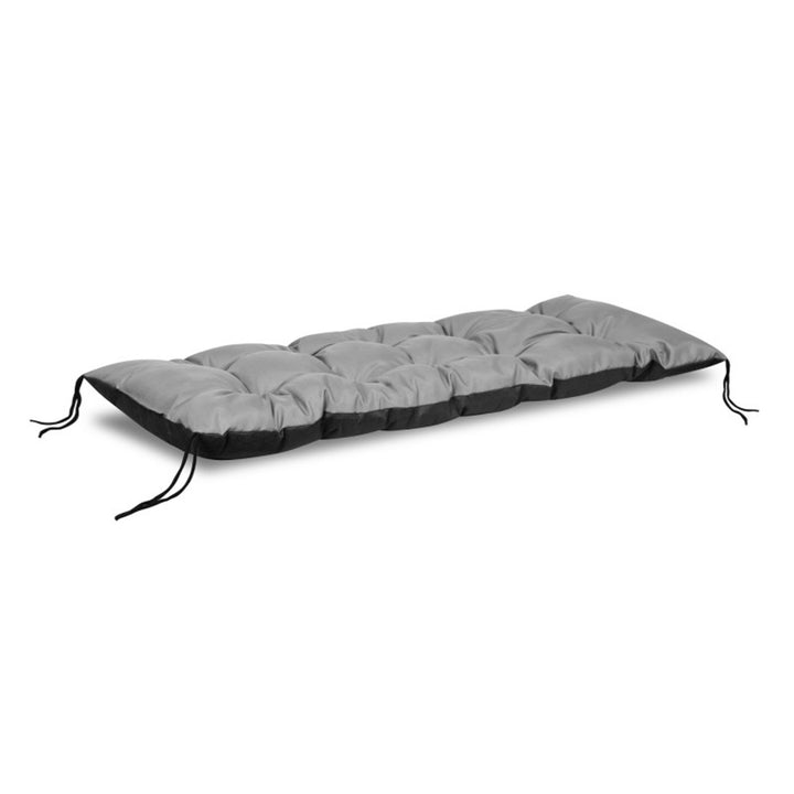 Cuscino da giardino AIO, per panchina, altalena, impermeabile, grigio, 150x50 cm, PODOGR150/50C-SZ