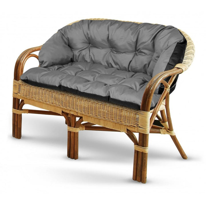 Cuscino da giardino AIO, per panca, divano, impermeabile, grigio, 100/50 cm, PODKANA190/40