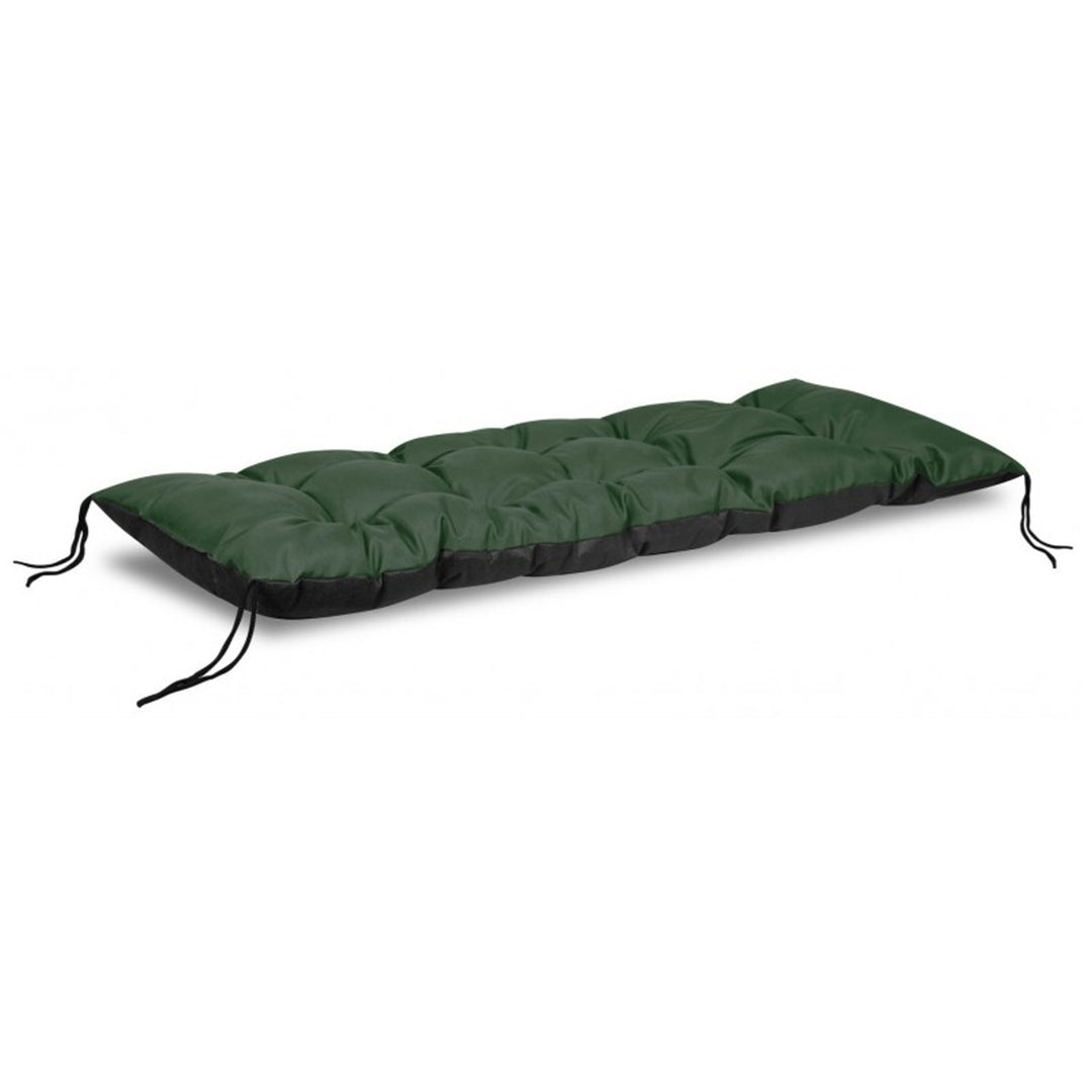 Cuscino impermeabile da giardino per panchina europallet, verde 120x40 cm