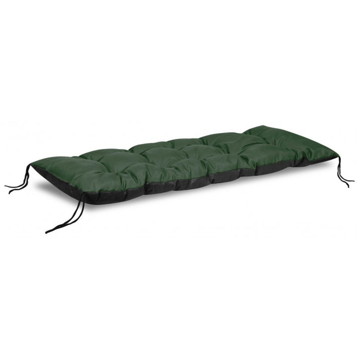 Cuscino impermeabile da giardino per panchina europallet, verde 120x40 cm