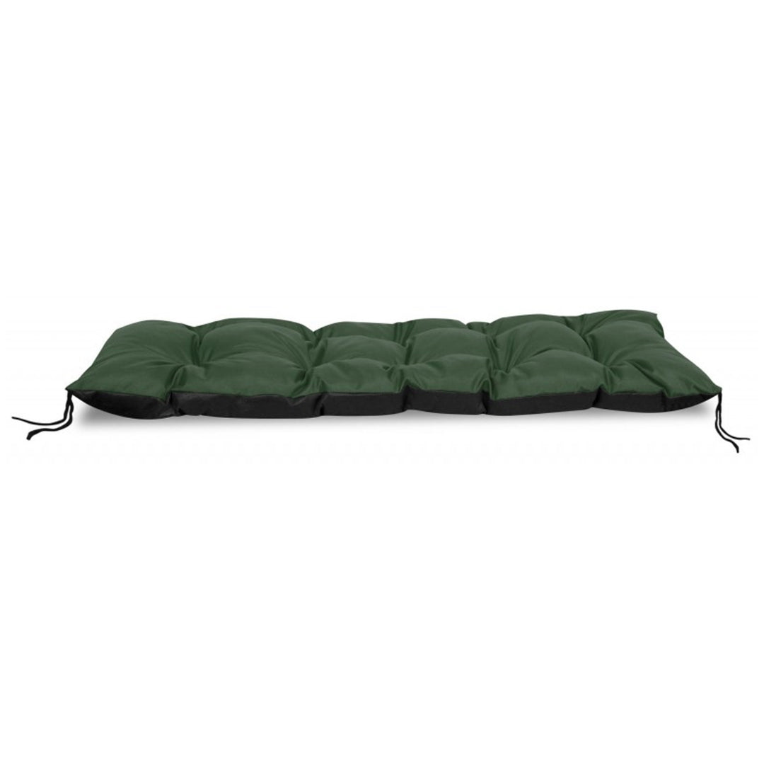 Cuscino impermeabile da giardino per panchina europallet, verde 120x40 cm