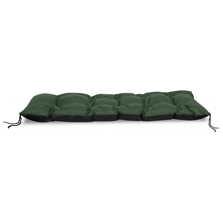 Cuscino impermeabile da giardino per panchina europallet, verde 120x40 cm