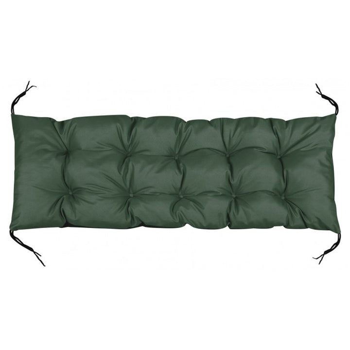 Cuscino impermeabile da giardino per panchina europallet, verde 120x40 cm