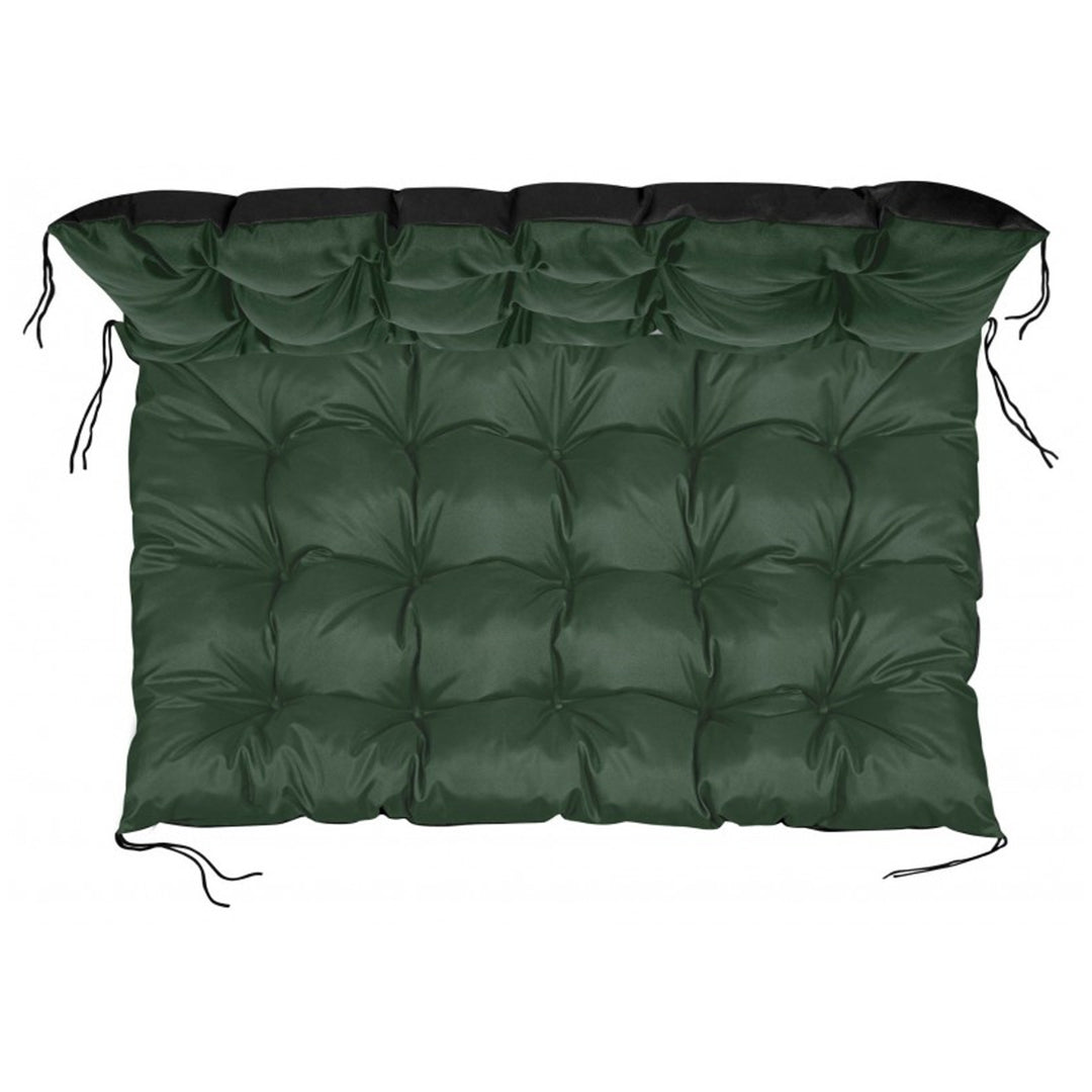 Cuscino impermeabile da giardino in pallet verde 120x80 cm sedile da panchina di EUROPALETTE in verde