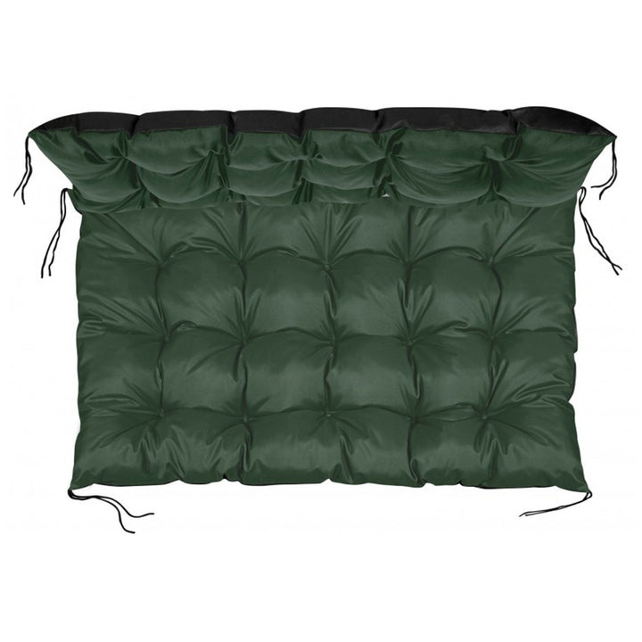Cuscino impermeabile da giardino in pallet verde 120x80 cm sedile da panchina di EUROPALETTE in verde