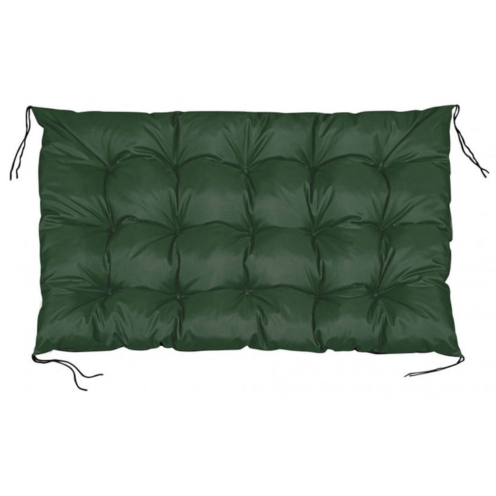 Cuscino impermeabile da giardino in pallet verde 120x80 cm sedile da panchina di EUROPALETTE in verde