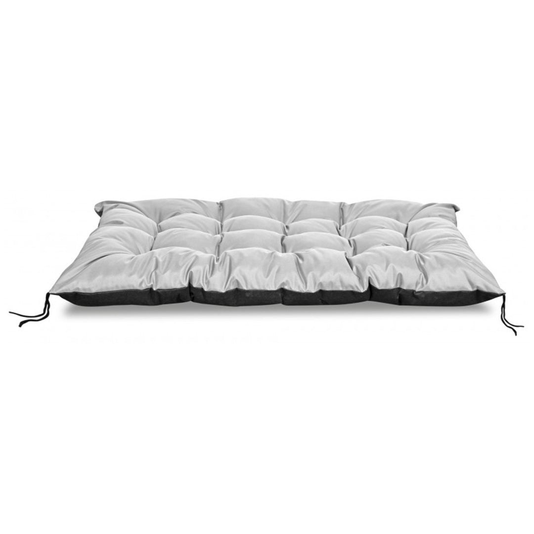 Cuscino impermeabile da giardino per panchina europallet, grigio chiaro 120x80 cm