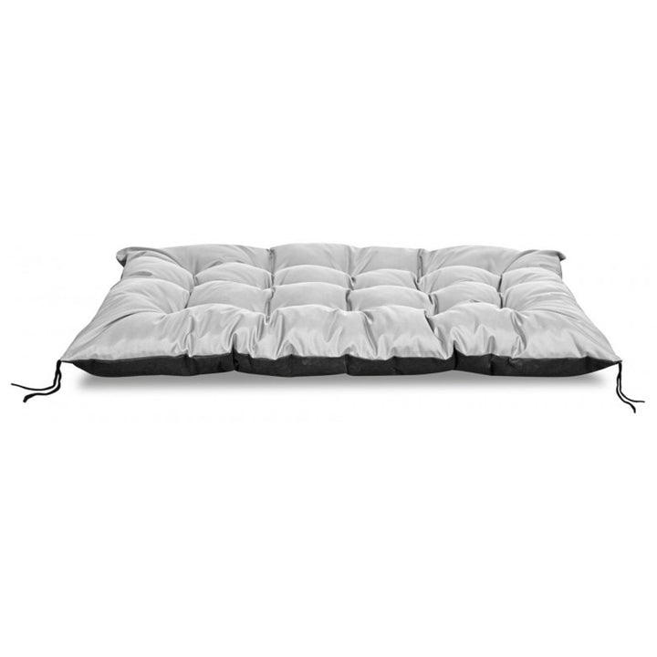 Cuscino impermeabile da giardino per panchina europallet, grigio chiaro 120x80 cm