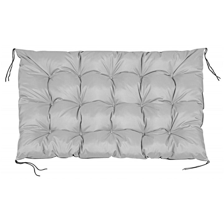 Cuscino impermeabile da giardino per panchina europallet, grigio chiaro 120x80 cm