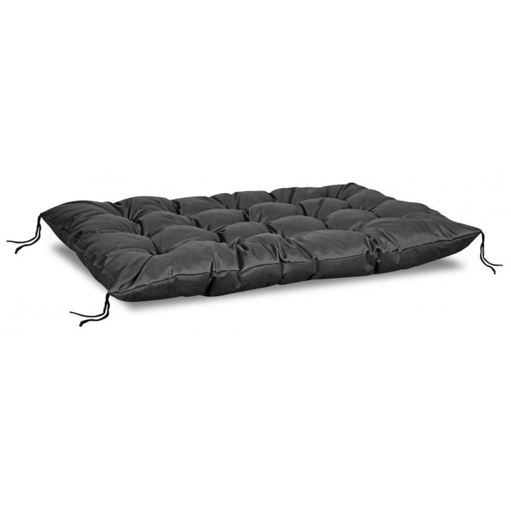 Cuscino impermeabile da giardino per panchina europallet nero 120x80 cm in nero