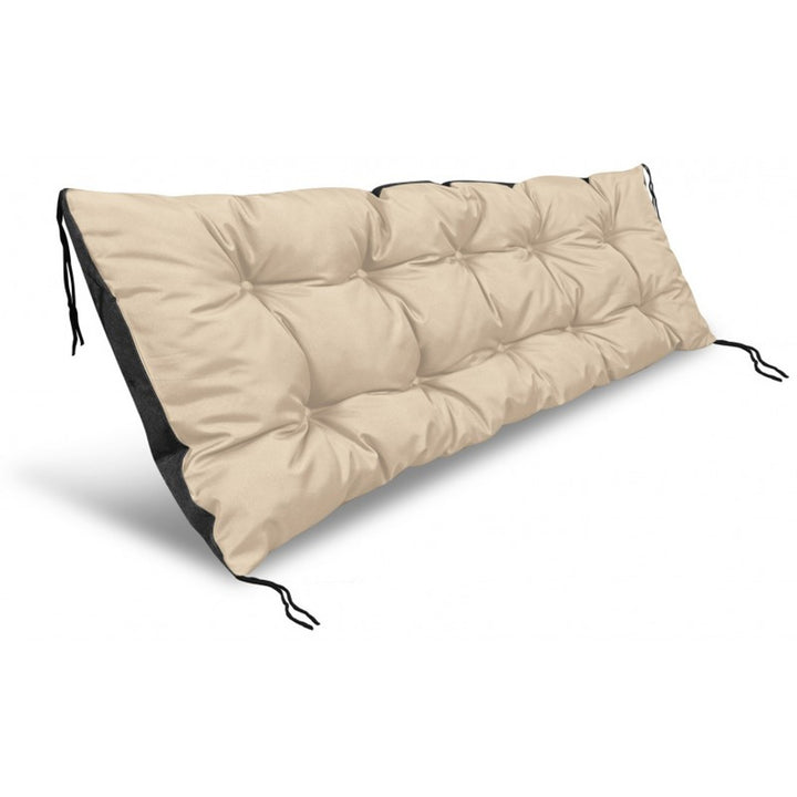 Cuscino per panchina da giardino di europallets beige 120x40 cm
